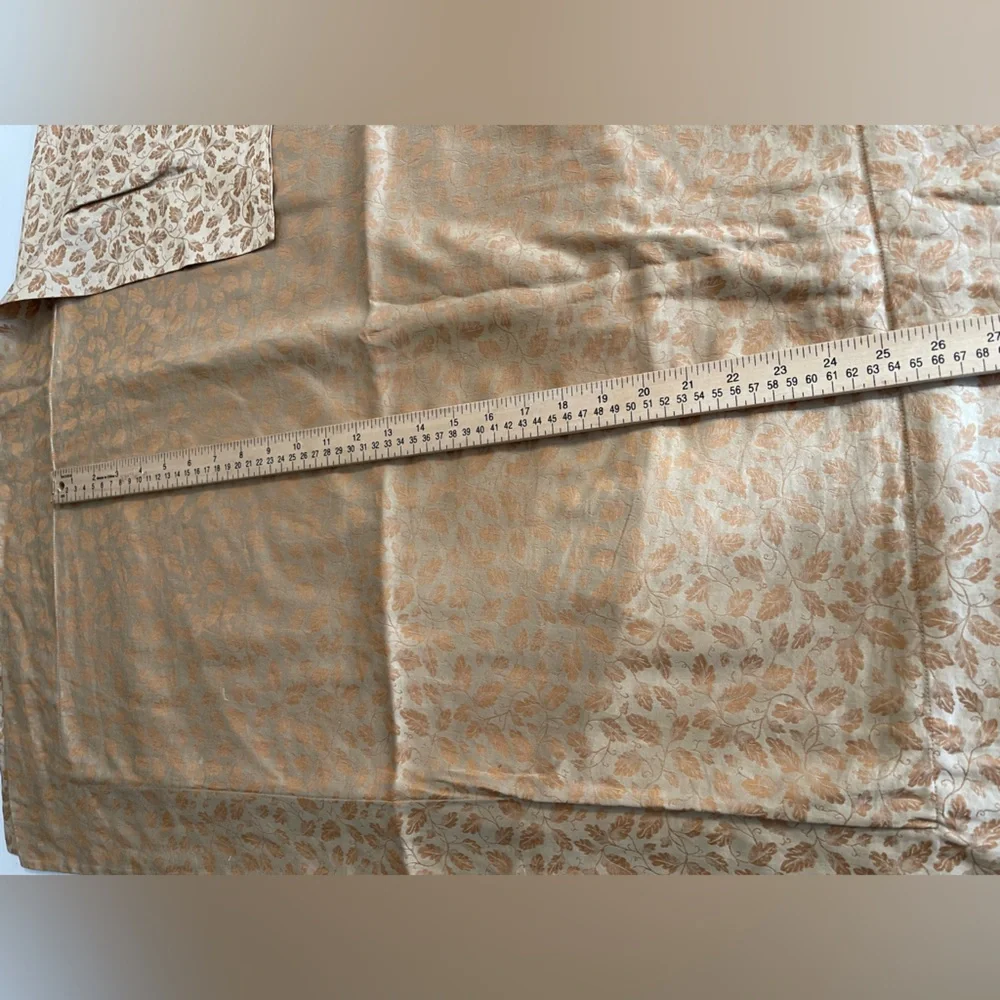 Nancy Koltes 2 Euro‎ Shams Pair Foglia Cognac Jacquard